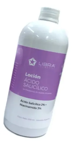 Locion Acido Salicillico 2% Niacinamida 3% X500ml Libra
