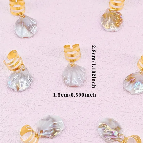 Kit De 10 Accesorios Para Cabello, Anillos Y Pinzas