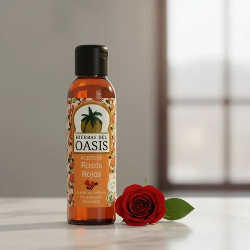 Aceite Corporal Hierbas del Oasis de Rosas para Masajes Regenerativos