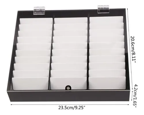 Caja Expositora De Almacenamiento De Uñas Postizas, 33 Cuadr