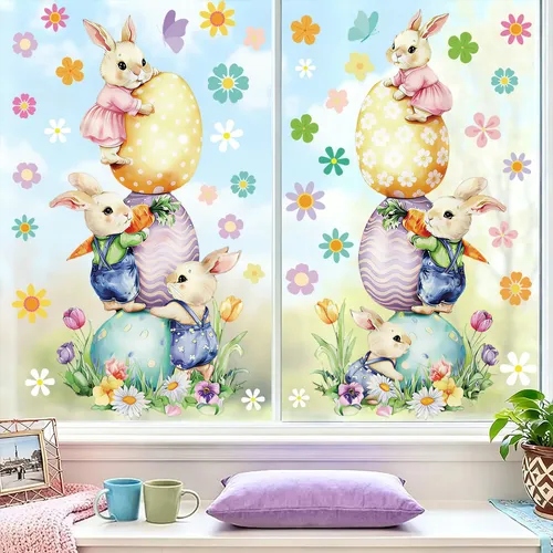 A..a Pegatinas Grandes Reutilizables Con Purpurina