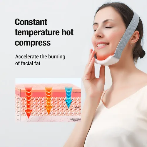 Reductor De Masaje Facial Emv-face Belt, Doble Mentón