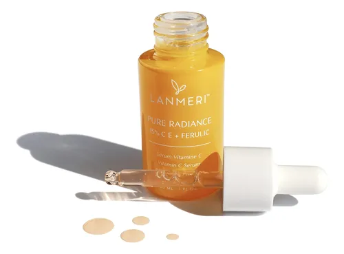 Sérum Ferúlico Lanmeri Con Vitamina C + E +, 15%, 1 Onza Líq Día/noche