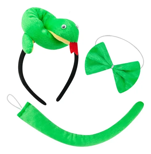 Diadema De Serpiente Para Niños,aro Para El Pelo Con Cola
