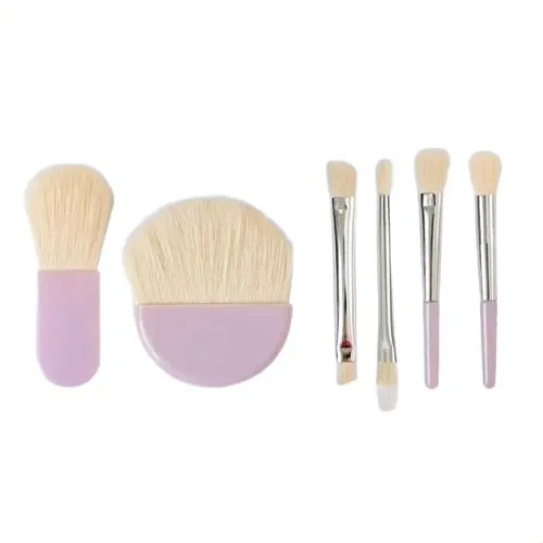 Set 6 Mini Brochas De Viaje Para Rostro Y Corrector