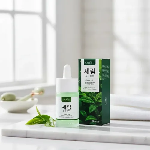 Sérum Calmante Y Nutritivo Té Verde Vitamina B5 30 Ml Sadoer Todo Tipo De Piel Día/noche