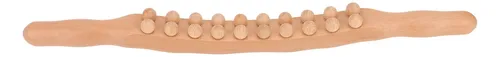 Barra Enrollable De Madera De Haya, Doble Hilera, 20 Perlas,