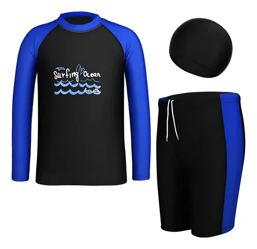 Kit Trajes De Baño Para Niños Gorro De Natación