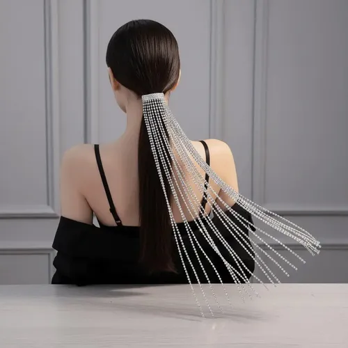 Clip Elegante Con Brillantes – Accesorio Para El Cabello