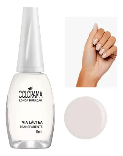 Esmalte de uñas color Maybelline Via Láctea Colorama de 8mL de 1 unidades color Via láctea