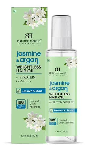 Aceite Capilar Botanic Hearth Argán Y Jazmín 100ml Brillo