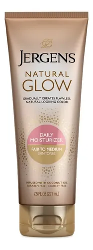 Jergens Natural Glow Loción Autobronceante Medios Local