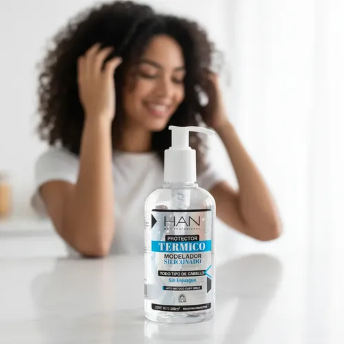 Protector Termico Han Modelador Siliconado S/enjuague 200 Ml