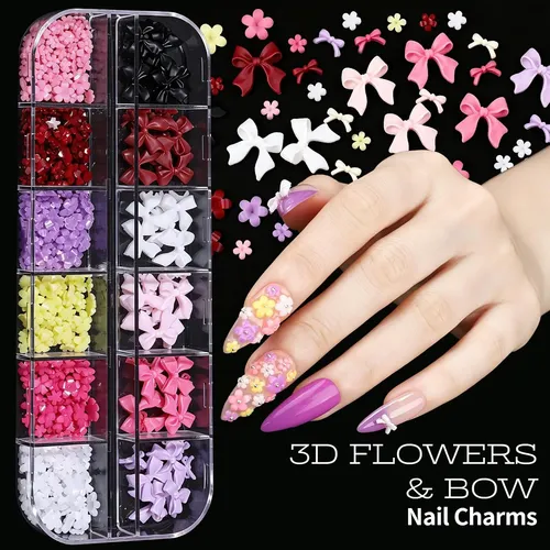 Kit De Arte En Uñas Con Brillos Y Pinceles 22 Pzs