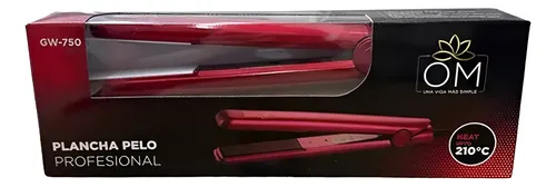 Plancha De Pelo Om Alisador Profesional