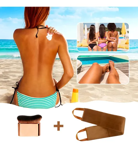 Kit De Cepillos Autobronceadores Yoseng 2 En 1 Para Un Bronc