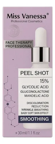 Serum Facial Ácido Glicolico 15% Efect Piel Bebé Suavidad Todo Tipo De Piel Día/noche