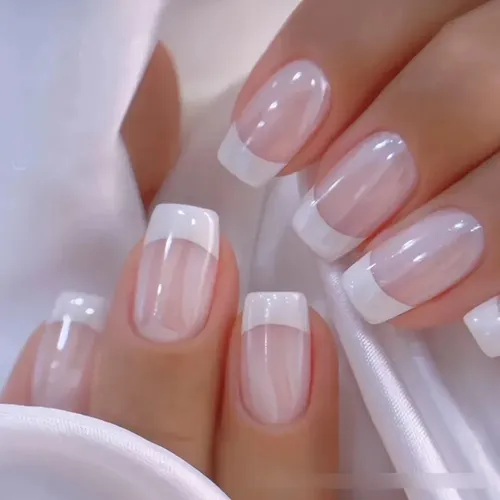 Uñas Falsas Degradadas En Francés