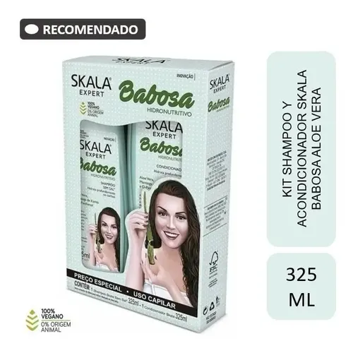 Kit de Shampoo y Acondicionador Babosa Aloe Vera