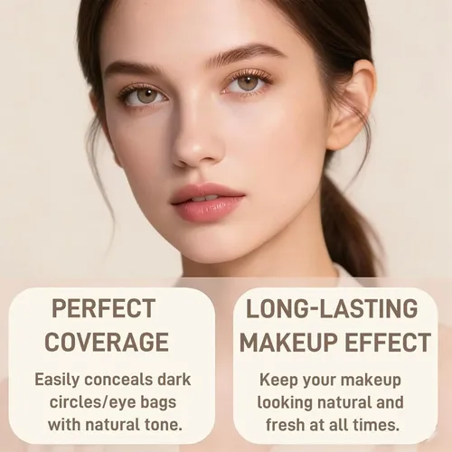 Corrector De Ojeras Hidratante Minfei 01# Melocotón
