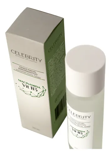 Celebrity Tónico Facial Descongestivo Niacinamida X120ml Todo Tipo De Piel
