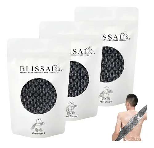 +toalla Exfoliante Antibacterial Zblissal, 3 Unidades@