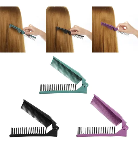 Cepillo De Pelo Plegable De 3 Piezas, Hermoso, Práctico Y Co