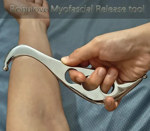 Masajeador Robulove Gua Sha De Acero Inoxidable Set De 6 Pie