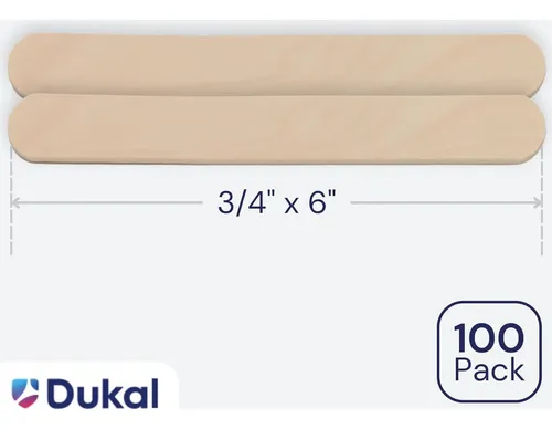 Palitos De Cera De Madera Grandes Dukal – 100 Unidades Para