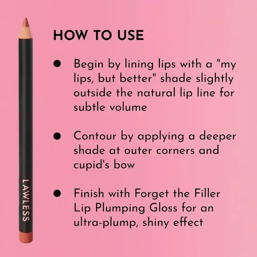 Lápiz Labial Lawless Olvida El Relleno Canela 1.13 G