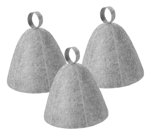 Gorro De Sauna De Fieltro Para Baño, Reutilizable Y Cómodo