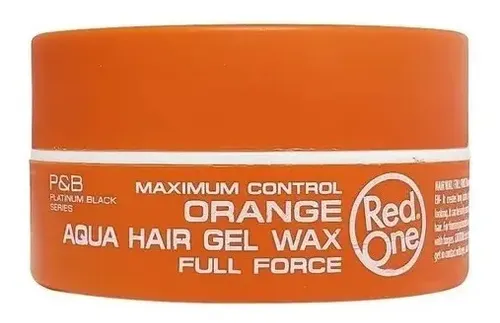 Cera Capilar Red One Aqua Hair Gel Wax Orange 150ml