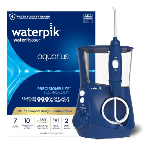 Hilo Dental Eléctrico Waterpik Aquarius Wp-663, Azul Azul