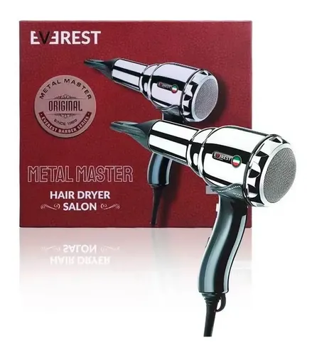Everest Secador Pelo Barbero Profesional Metal Master Ionico