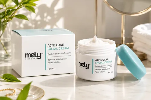 Crema Facial Acne Care Mely Te Verde Acido Salicilico 50g