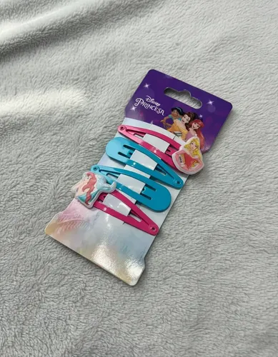 Set Hebillas Princesas Accesorio De Pelo Original Disney