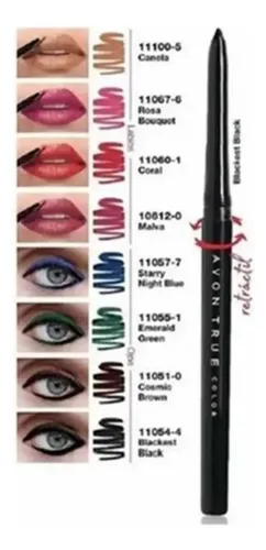 Lapiz Delineador Retractil Ojos Glimmerstick Avon – Color Canela