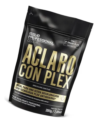 Polvo Decolorante Issue Aclaro Con Plex Antiquiebre 200gr X6