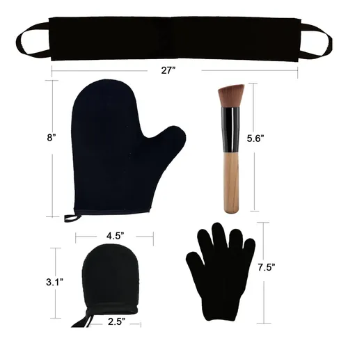 Juego De Guantes Autobronceadores Tsaiyi De 5 Piezas Con Apl