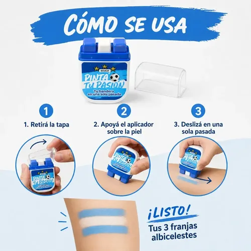 Pintura Facial Argentina Stick Maquillaje Artístico X24