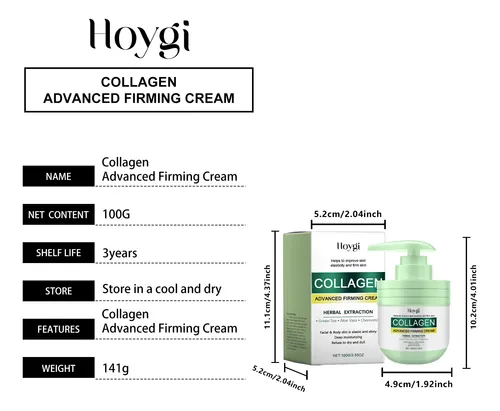 Loción Corporal Hoygi Collagen  Crema Hidratante Y Reafirma