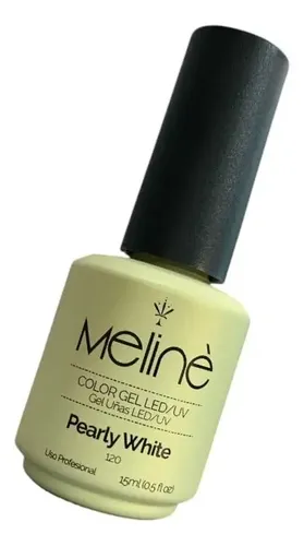 Meline Esmalte Semipermanente Gel Led/uv 120 Pearly White