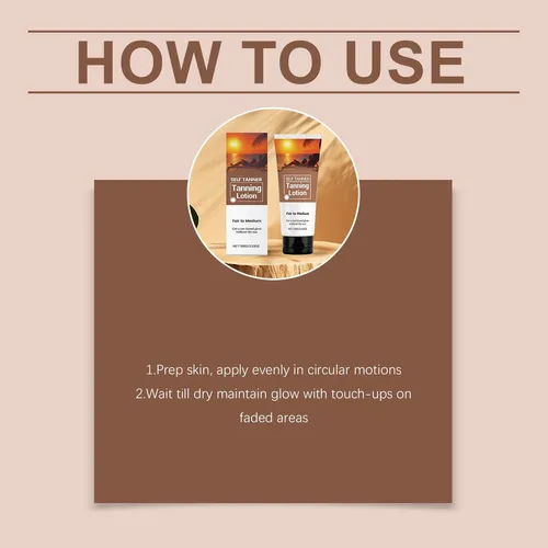 Crema Corporal Bronceadora La Loción Bronceadora Hidratante