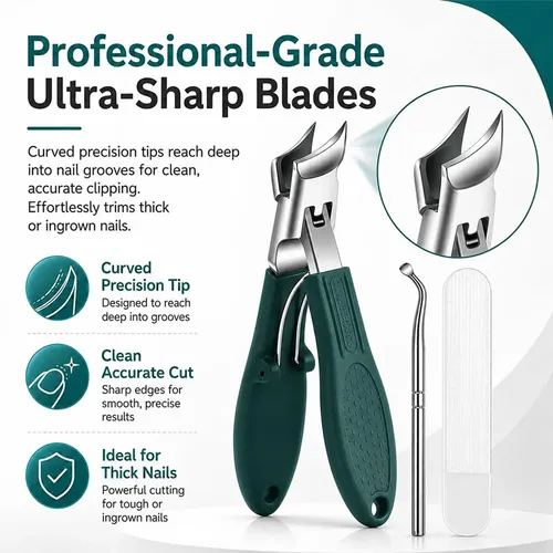 Eagle Beak Cortauñas Con Filo Biselado, Set De 3 Piezas Eagl