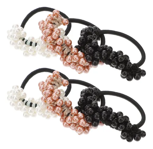 6 Diademas Con Adornos De Perlas, Accesorios Para El Pelo