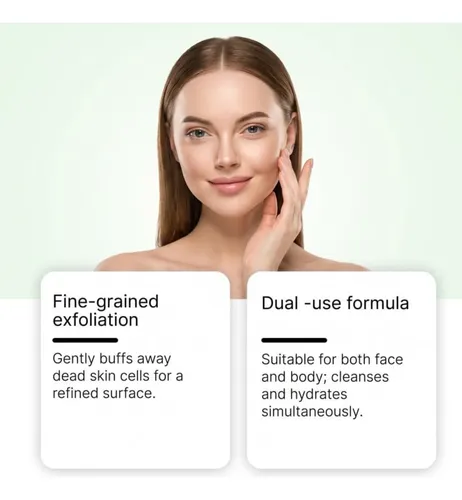 Exfoliante Aloe Vera Rostro Cuerpo Hidratante 300g Piel Lumi