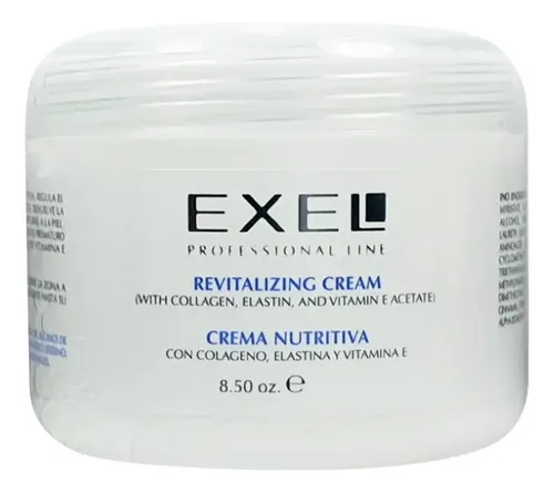 EXEL Crema Facial Nutritiva Colageno Elastina y Vitamina E 500G Tipo de piel Todo tipo de piel