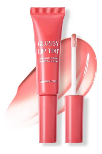 Brillo De Labios Para Mujer, Brillo Con Color Transparente,