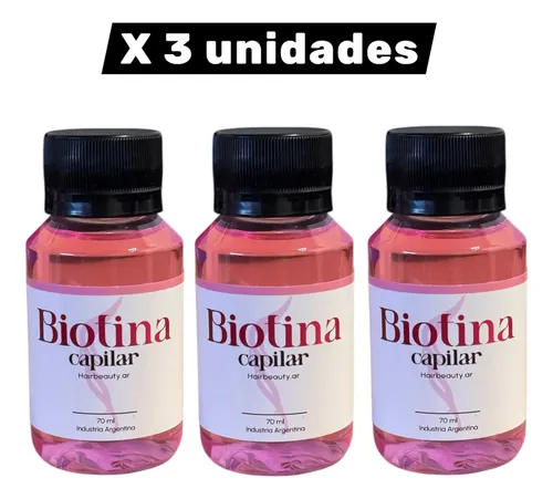Biotina Pura Capilar Anti Caída X3 Unidades