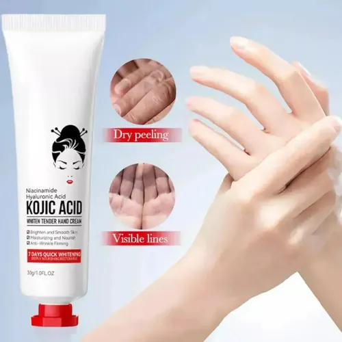 4 Set Manchas Aclarar Para Manos Crema Ácido Kojico Sadoer